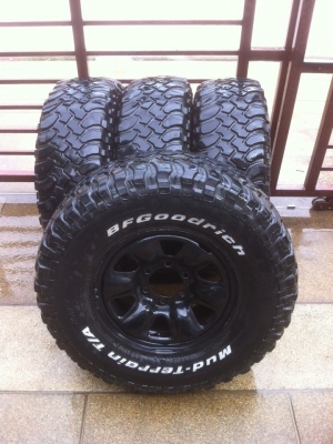 ขายล้อกะทะ + ยาง bf mud 16