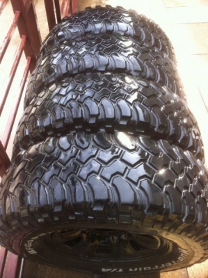 ขายล้อกะทะ + ยาง bf mud 16