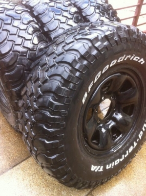 ขายล้อกะทะ + ยาง bf mud 16