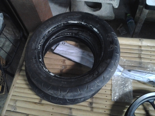 ขายล้อแม็กพร้อมยาง Zoomer-X 2,600 บาทม