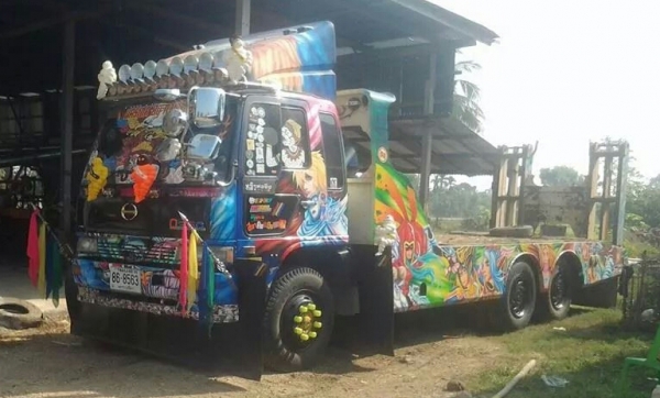 HINO FM 3 H เทรลเลอร์บรรทุกรถเกี่ยวงามๆมาอีกแล้ว (ทีมงานรถคุณภาพ)