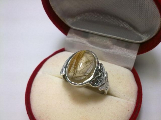 แหวนเงินไหมทอง