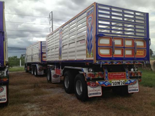 ขายดาวน์ รถบรรทุก 22 ล้อ พ่วงแม่-ลูกดั๊มพ์ ยี่ห้อ HINO MEGA FM1A  344 แรงม้า ปี 2558 *จะวางดาวน์ 600,000 บาท ก็ได้*