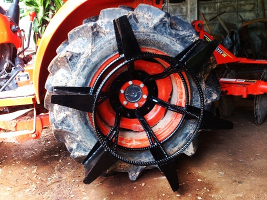 ขาย ล้อกันจม ล้อเหล็กกันจม ไถนาน้ำ ของรถแทรกเตอร์คูโบต้า