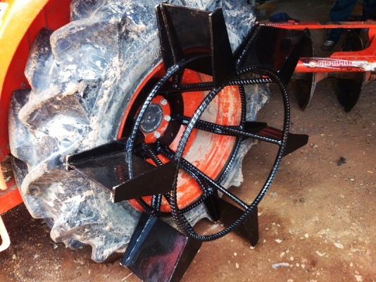 ขาย ล้อกันจม ล้อเหล็กกันจม ไถนาน้ำ ของรถแทรกเตอร์คูโบต้า