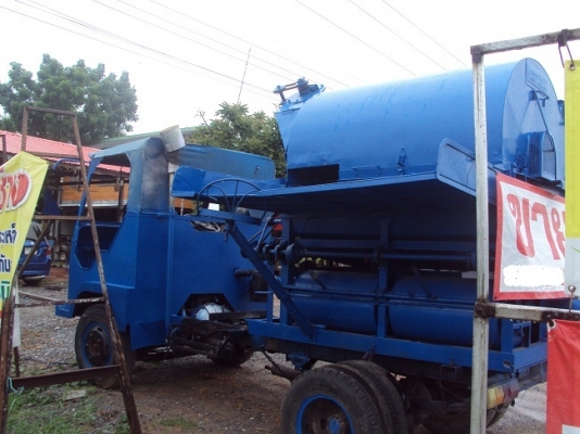 รถ 6 ล้อ สีข้าว ISUZU 85 แรง