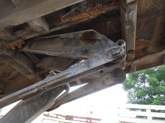 ขายหางลาก3เพลาแท้ดรั้มกะบะสามมิตรลอนเฉียงยาว9เมตรปี50