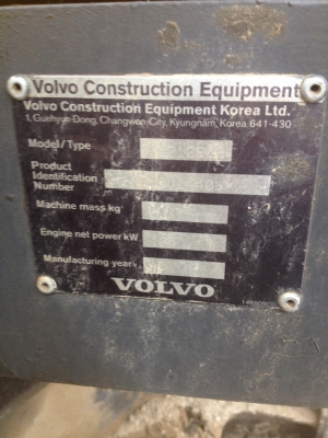 ขายด่วน VOLVO EC210Blc ไมล์1X,XXXชม. รถสวยมากๆค่ะ