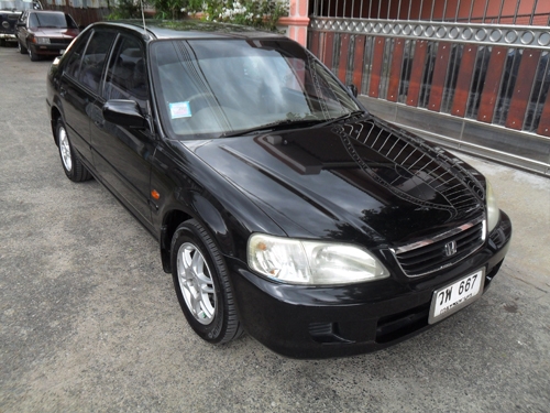 ขาย2002HONDA CITY TYPEZ1.5EXI สีดำเกียร์ออโต้