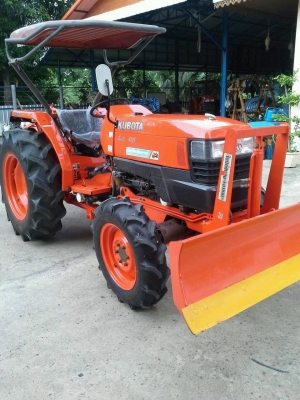 งามแท้ๆๆ..คูโบต้า L4508 มีใบดันหน้า พร้อมผานพรวน