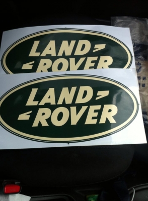 สติ๊กเกอร์แลนด์โรเวอร์ แปะข้างประตู่ 1 คุ่งานแท้