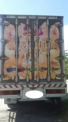 ขายตู้แห้งจากรถบรรทุก 10 ล้อ Hino Mega ขายตู้แห้งจากรถบรรทุก 10 ล้อ Hino Mega