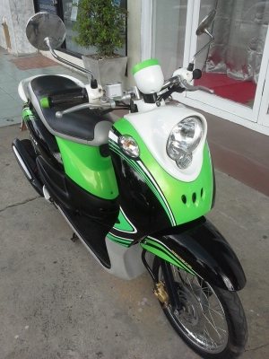 ขายถูก Yamaha Fino ปี 2555 ลายสปอร์ต รถสวย ดูดีมีสไตล์