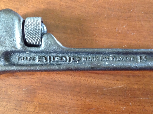 ขายคอม้าโบราณ RIDGID 14" ปี 1929 ขายคอม้าโบราณ RIDGID 14" ปี 1929