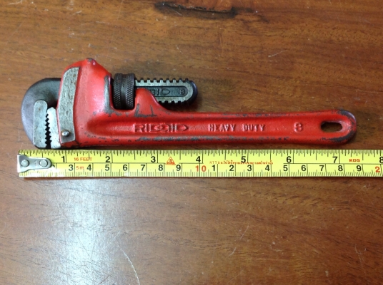 ขายประแจขันท่อ RIDGID HEAVY DUTY 8"