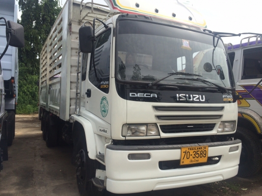 ISUZU DECA 230 hp  กระบะเหล็กยาว 6.30 m