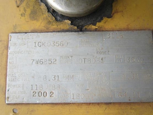 ขายแบคโฮ  CAT EL200B  เครื่อง CAT 3116