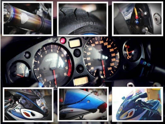 SUZUKI HAYABUSA1300 GSX1300 Y2001 SALE 155000 B INV NOJIMA JAPAN CANNADA SPEC 340 KM