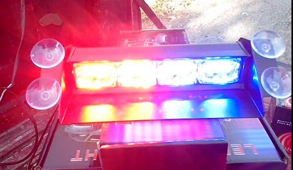 ไฟ ไซเรน+ติดกระจกรถ