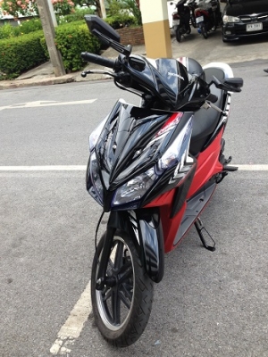 ขายไปแล้ว Sold Honda Click110i Street ดำ-แดง