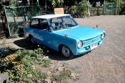 Datsun B10 2ประตู รถเล็กน่ารัก ทะเบียนโอน ต้องการขายเพราะต้องการเงินจ่ายค่าเทรมครับ