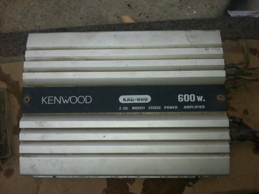 พาวเวอร์ เคนวู๊ด600w เสียงดี