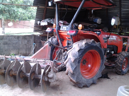 KUBOTA L3608 หาง6 โรตารี่ ใบดัน สภาพสวย มือเดว 3900 ชั่วโมง