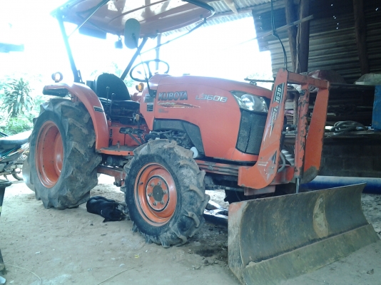 KUBOTA L3608 หาง6 โรตารี่ ใบดัน สภาพสวย มือเดว 3900 ชั่วโมง