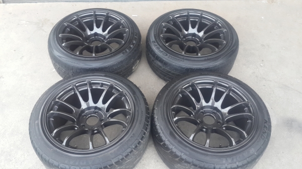 Advan ขอบ 17 5รู114 กว้าง 9.5 ทั้ง4วง พร้อมยางสวยๆ