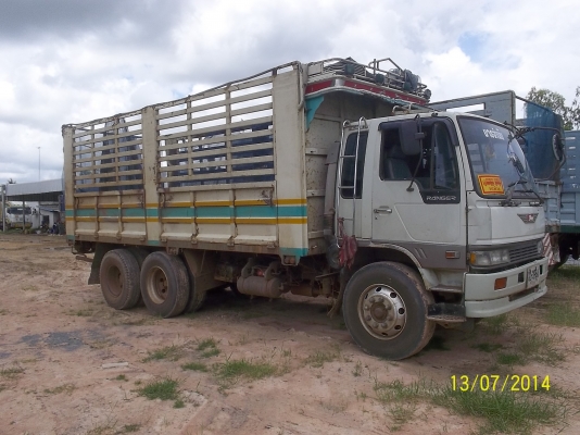 ขาย18ล้อ ไม่ดั้ม ฮีโน่  FL17 เครื่อง อีซูสุ 195 เทอร์โบ ลุกพ่วง 2คาน