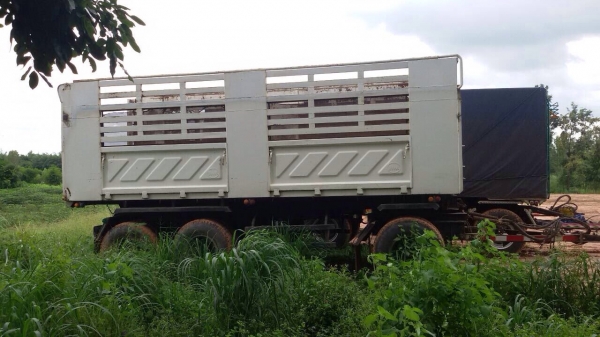 ขายรถบรรทุกพ่วงดัมพ์ ISUZU 360 ปี 53 กระบะดัมพ์สามมิตร ลูก 3 เพลาแท้ยาว 6.50 เมตร