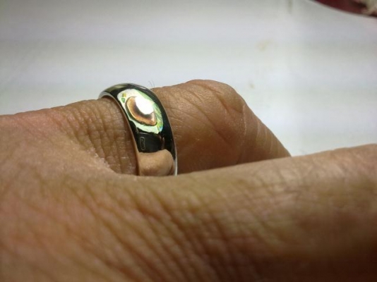 แหวนปลอกมีดเงิน