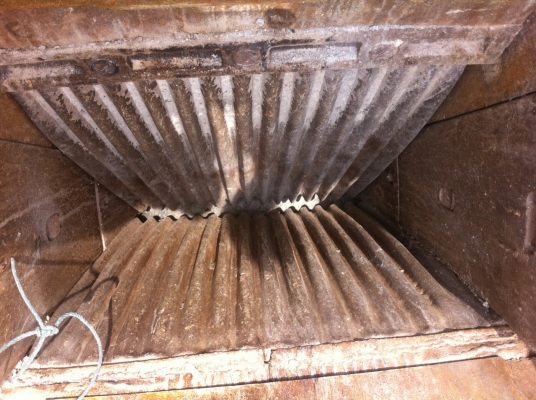 ปากโม่วีเหลี่ยม 30 คูณ 18 พร้อมมอเตอร์