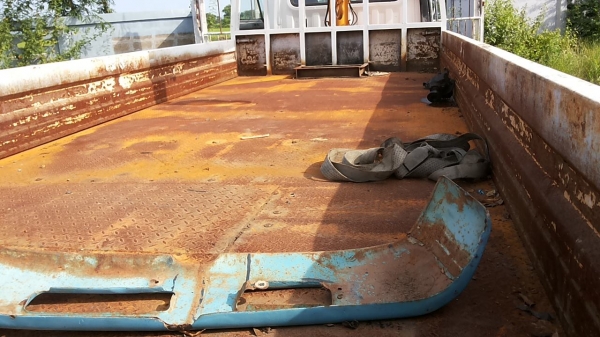 ***ขายแล้วครับขอบคุณ Truck2hand ขาย6ล้อติดเครนสวยๆ HINO FD3HLA HO7D 195HP เครื่องเดิมเกียร์เดิม HO7D 195 แรง แน่นดี แรงดี เกียร์ดีไม่หลุด ช่วงล่างเดิม คัสซีสวยจัด เดิมๆไม่มีบวม กระบะคาร์โก้ พื้นเหล็กข้างเหล็กสภาพดี พื้นดีข้างดีไม่ผุ ยาว6.20ม. หัวเก๋งสวยภา