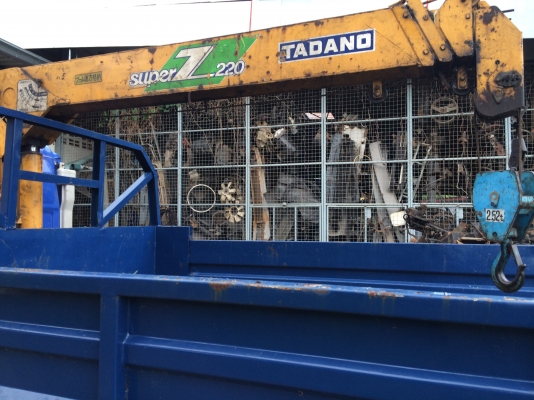 ขาย6 ล้ออีซูซุ ติดเครนมือสองจากญี่ปุ่น ยี่ห้อ ทาดาโน่ 2.5 ตัน 4 ปลอก ขาย สด - ผ่อน