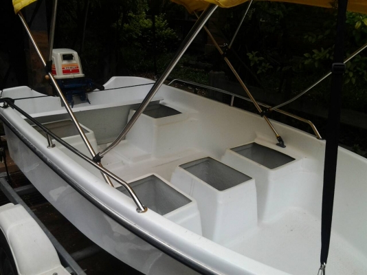 ขายเรือ 11ฟุต พิมนิยม + เครื่อง ซูซูกิ.8.แรง.