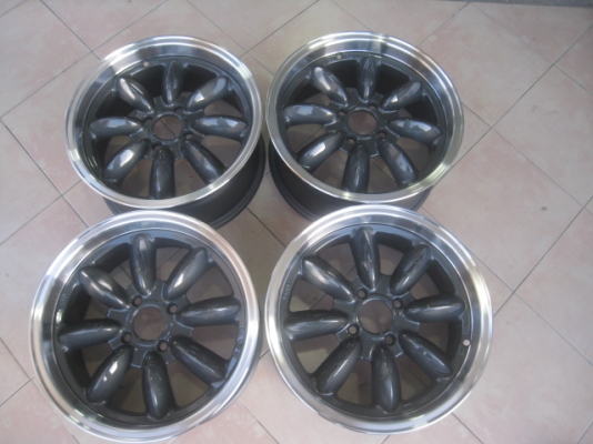 ขายล้อแม็กมือสอง ลายกล้วย 15" สีเทากัน ขอบเงา ขายล้อแม็กมือสอง ลายกล้วย 15" สีเทากัน ขอบเงา