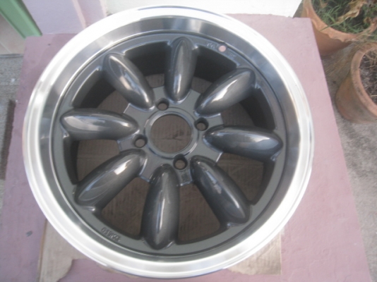 ขายล้อแม็กมือสอง ลายกล้วย 15" สีเทากัน ขอบเงา ขายล้อแม็กมือสอง ลายกล้วย 15" สีเทากัน ขอบเงา