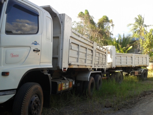 ขายรถพ่วง แม่ลูก2เพลา  ดั้มmega320