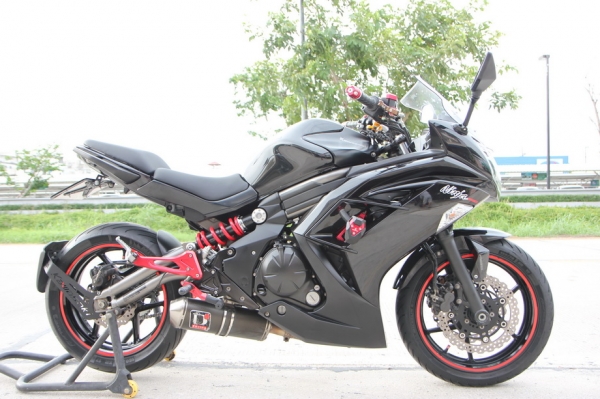 <จัดไฟแนนท์ได้>สด-ผ่อน ขาย Kawasaki ninja 650 ABS รุ่นปี 2012 ท่อแต่ง พร้อมแต่งเต็ม