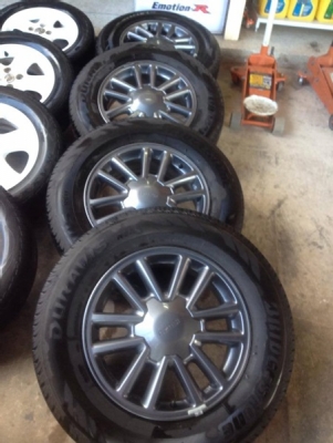 เเม็ก ISUZU ขอบ16 6รู139 พร้อมยางน้องๆป้ายแดง Bridgestone 215/70/16