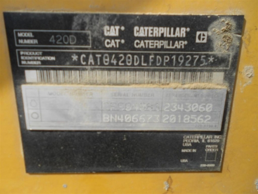 ขายรถตักหน้าขุดหลัง  มือสอง CAT 420D  S/N: FDP-19275   ปี 2004  สภาพดี   พร้อมใช้งาน  นัดดูรถได้ที่ รังสิต  โดย MTS