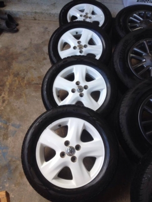 เเม็ก Vios ขอบ15 4รู100 พร้อมยาง 195/60/15