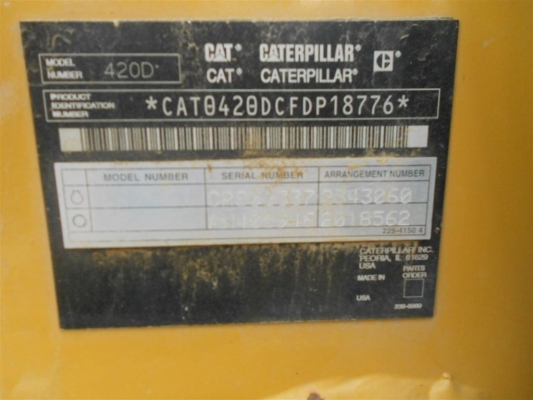 ขายรถตักหน้าขุดหลัง  มือสอง CAT 420D  S/N: FDP-18766   ปี 2004  สภาพดี   พร้อมใช้งาน  นัดดูรถได้ที่ รังสิต  โดย MTS
