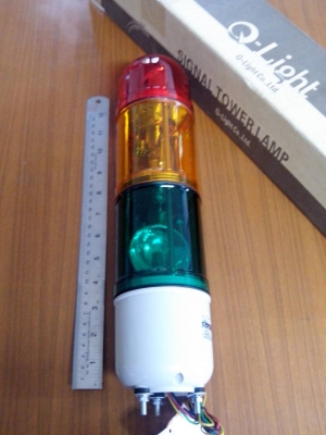 ขายไฟไซเรนรถเครน 24V round shape ของใหม่