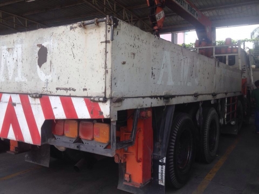 ขายรถบรรทุกสิบล้อ HINO ZM FM286B เครื่อง EP100-285 แรง 2 เพลา ปี 43 กระบะยาวจากหัวเก๋ง 7 เมตร ทะเบียนพร้อม