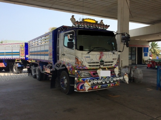 HINOดั๊มแม่-ลูก 22 ล้อ รุ่น FM2PNLD ปี2013...ซีรีย์500