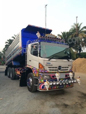 HINOดั๊มแม่-ลูก 22 ล้อ รุ่น FM2PNLD ปี2013...ซีรีย์500