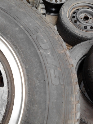 205/75R14 BRIDGE STONE LEO 67 แม๊กพร้อมยาง ใส่ได้เลยครับ โทร.081-427-3941