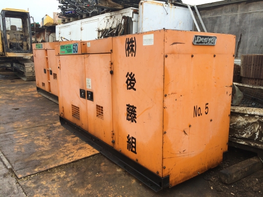 ขายเครื่องปั่นไฟ DENYO DCA-60SPI นำเข้า มือสองญี่ปุ่น